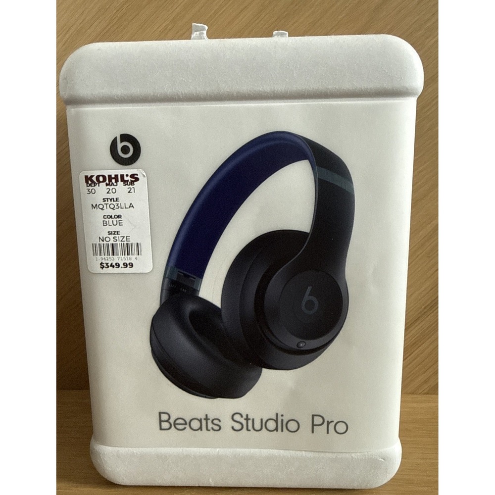 Beats by Dr. Dre Studio Pro Wireless Headphones Navy MQTQ3LL/A